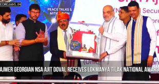 Ajmer Georgian NSA Ajit Doval receives Lokmanya Tilak National Award 2026