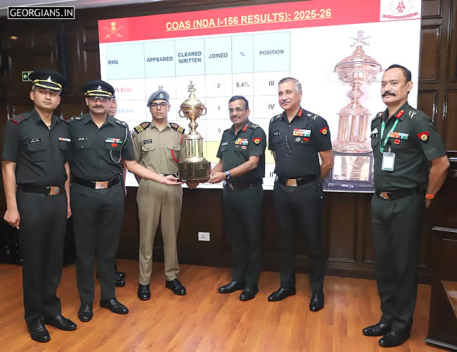 COAS NDA I-156 Results 2025-26