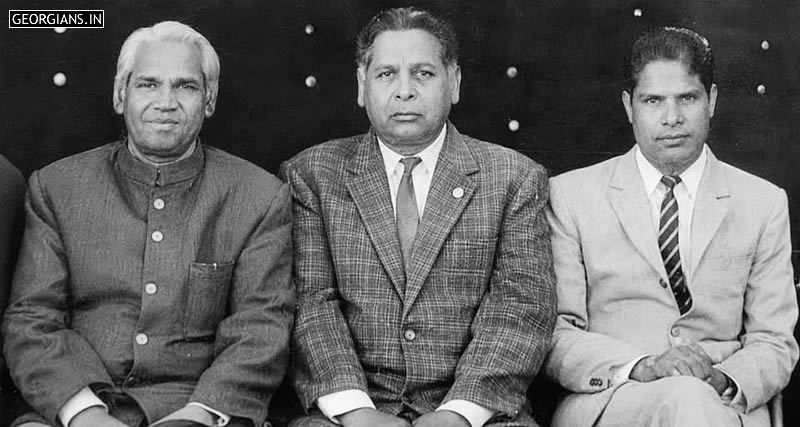 H.B Lal B.Sc. B.T. (Maths Faculty), W.F. Roberts B.A. B.T. (English Faculty) and T.S. Panwar M.Sc. (Biology Faculty)
